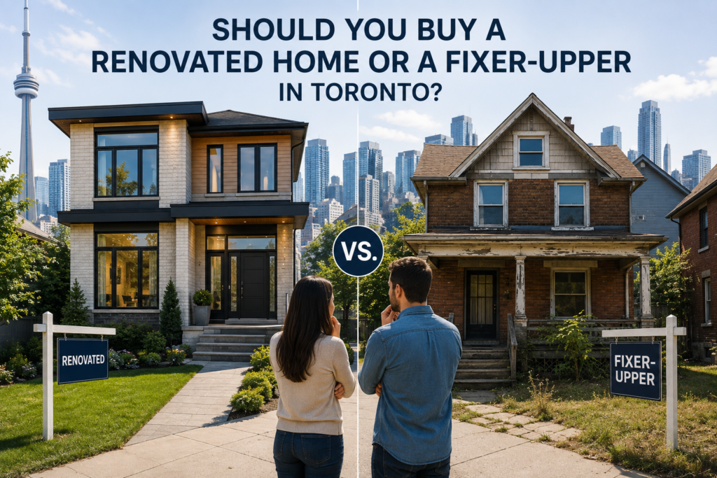 Should You Buy a Renovated Home or a Fixer-Upper in Toronto?